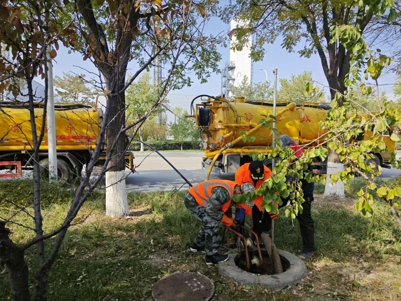 兰园厂区管道清洗