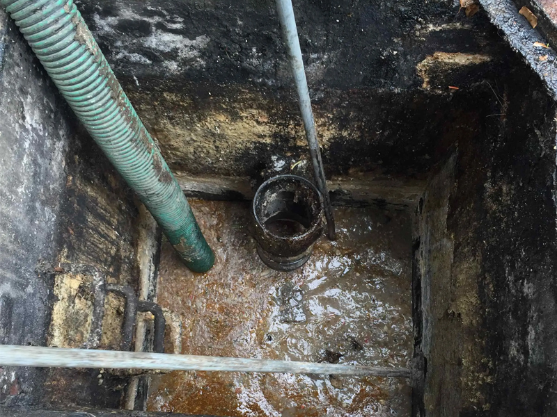 兰园隔油池清理